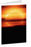 Eclipsed Sun Setting by Anonymous