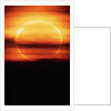 Eclipsed Sun Setting by Anonymous