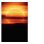 Eclipsed Sun Setting by Anonymous