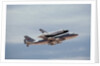 Space Shuttle Challenger Riding on 747 by Anonymous