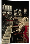Skeleton at Mixing Boards by Anonymous