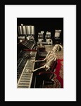 Skeleton at Mixing Boards by Anonymous
