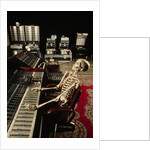 Skeleton at Mixing Boards by Anonymous