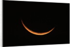 Crescent Moon Setting by Anonymous
