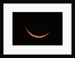 Crescent Moon Setting by Anonymous
