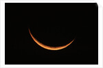 Crescent Moon Setting by Anonymous