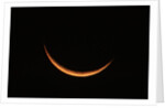 Crescent Moon Setting by Anonymous
