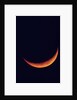 Crescent Moon Setting by Anonymous