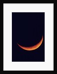 Crescent Moon Setting by Anonymous