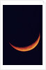 Crescent Moon Setting by Anonymous