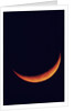Crescent Moon Setting by Anonymous