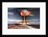 Mushroom Cloud During Atomic Weapons Test by Corbis