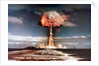 Mushroom Cloud During Atomic Weapons Test by Corbis