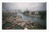 Skiffs in Singapore Harbor by Anonymous