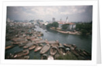 Skiffs in Singapore Harbor by Anonymous