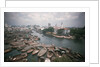 Skiffs in Singapore Harbor by Anonymous