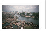 Skiffs in Singapore Harbor by Anonymous