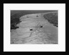 Ferry Barges on the Mississippi River by Corbis