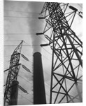 Power Lines at a Power Station by Anonymous