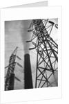 Power Lines at a Power Station by Anonymous