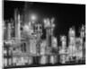 Hydro-Carbon Refinery at Night by Anonymous