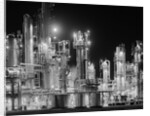 Hydro-Carbon Refinery at Night by Anonymous