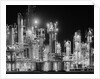 Hydro-Carbon Refinery at Night by Anonymous