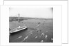 Cruise Ship Entering New York's Harbor by Anonymous