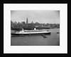 Cruise Ship in New York's Harbor by Anonymous