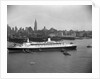 Cruise Ship in New York's Harbor by Anonymous