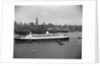 Cruise Ship in New York's Harbor by Anonymous