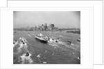 Cruise Ship in New York's Harbor by Anonymous