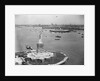 Cruise Ship and Statue of Liberty by Anonymous
