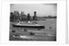 Cruise Ship in New York's Harbor by Anonymous