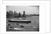 Cruise Ship in New York's Harbor by Anonymous