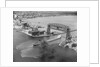 Cargo Boat Passing Under Bridge by Anonymous