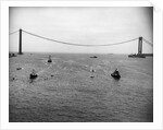 Verrazano-Narrows Bridge Under Construction by Anonymous