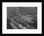 Rafts of Logs Await the Lumber Mill by Anonymous
