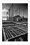 Abadan Oil Refinery by Anonymous