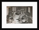 Men Utilizing Factory Machinery by Anonymous