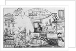 Woman in Flying Machine by Anonymous