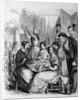 Quilting Party in American Home by Anonymous