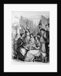 Quilting Party in American Home by Anonymous
