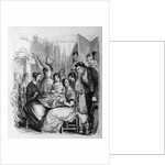 Quilting Party in American Home by Anonymous