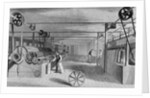 Cotton Mill Processing Cotton by Anonymous