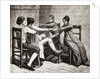 Colonial Childbirth Scene by Anonymous