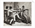Colonial Childbirth Scene by Anonymous