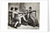 Colonial Childbirth Scene by Anonymous