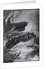 Illustration with Passengers at Scene of Titanic Sinking by Anonymous