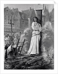 Drawing Depicting Joan of Arc in Loft by Anonymous